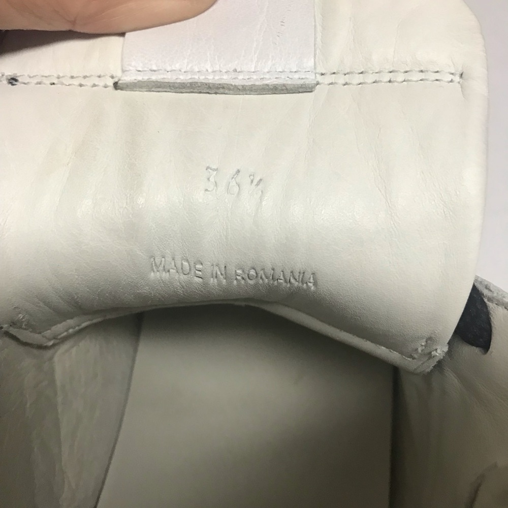 Rag & Bone Color Block Leather Hi Top Sneakers - image 2